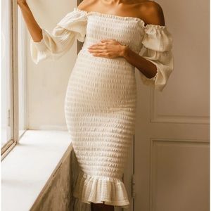 Nothing fits but. Maternity dress